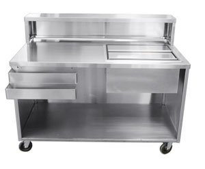 Stainless Steel Portable Beverage Bar